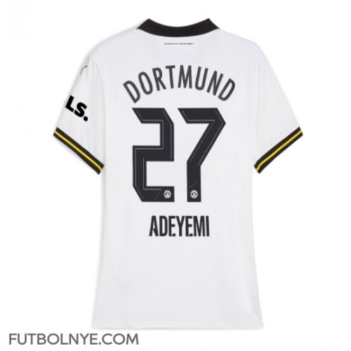 Camiseta Borussia Dortmund Karim Adeyemi #27 Tercera Equipación para mujer 2024-25 manga corta